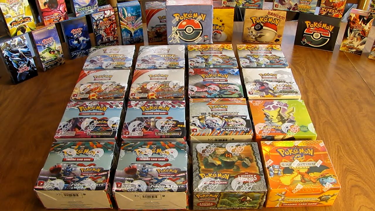 Pokemon Booster Boxes Collection